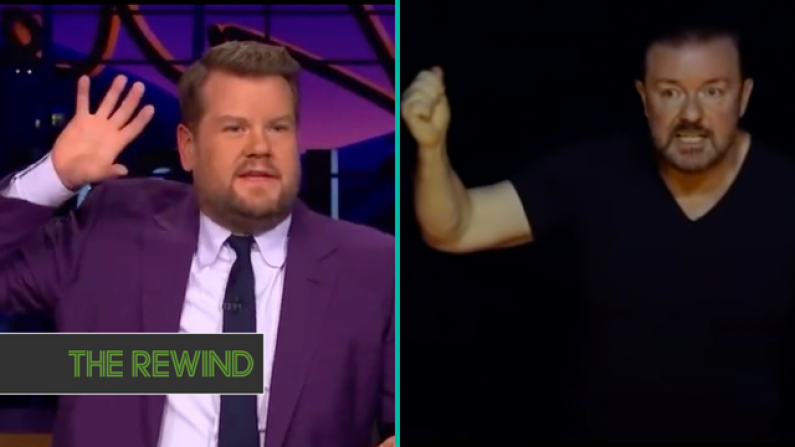 James Corden Accused Of Plagarising Very Famous Ricky Gervais Joke