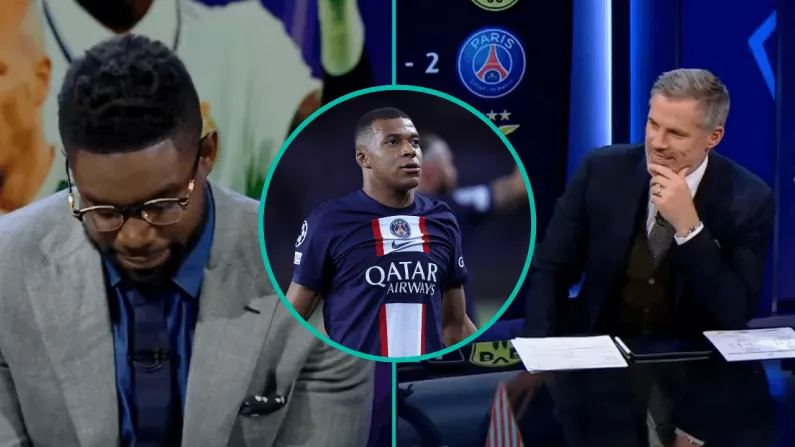 Watch: Jamie Carragher Throws Cheeky Micah Richards Dig After Reaction To PSG Finish