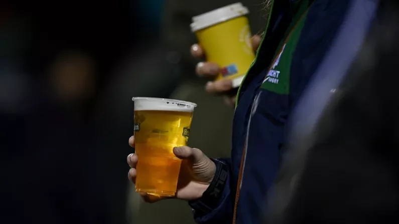 Fans Will Still Be Allowed To Bring Pints In At Irish Rugby Games