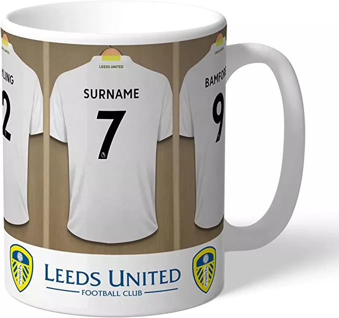 personalised leeds united gift mug