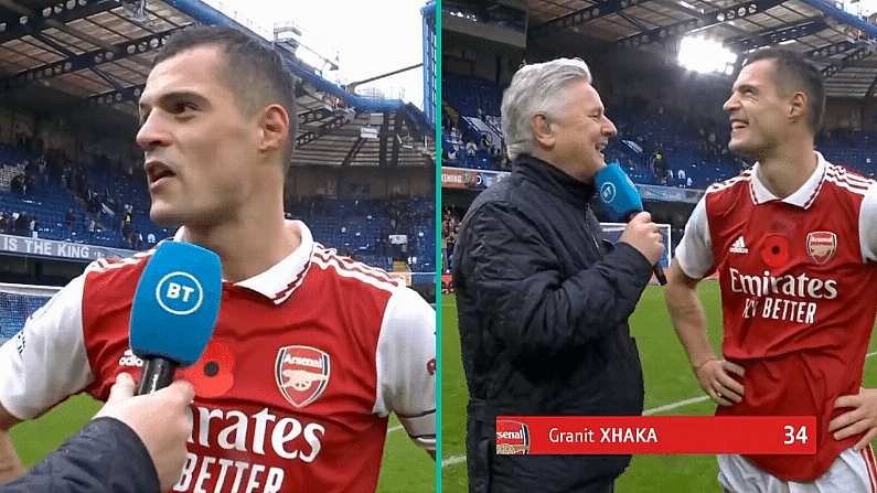 Watch: Granit Xhaka Warned Over Bad Language During BT Sport Interview