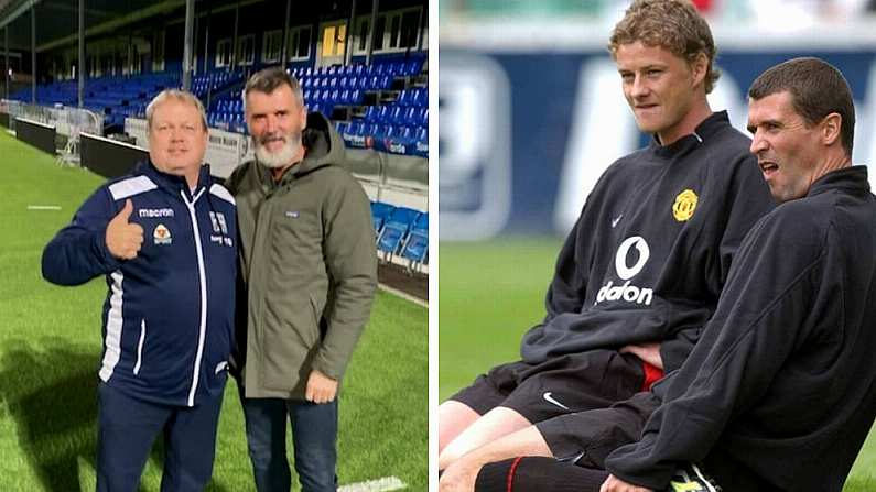 Roy Keane Turns Up At Solskjaer's U14 Training Session In Norway