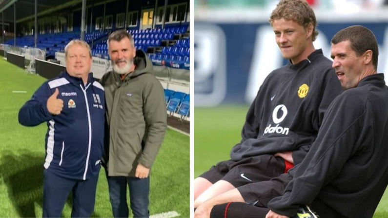 Roy Keane Turns Up At Solskjaer's U14 Training Session In Norway