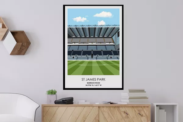 Newcastle United Print Gift