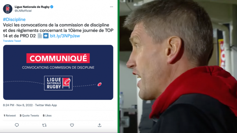 Ronan O'Gara In Danger Of Yet Another Suspension For Comments On Officials