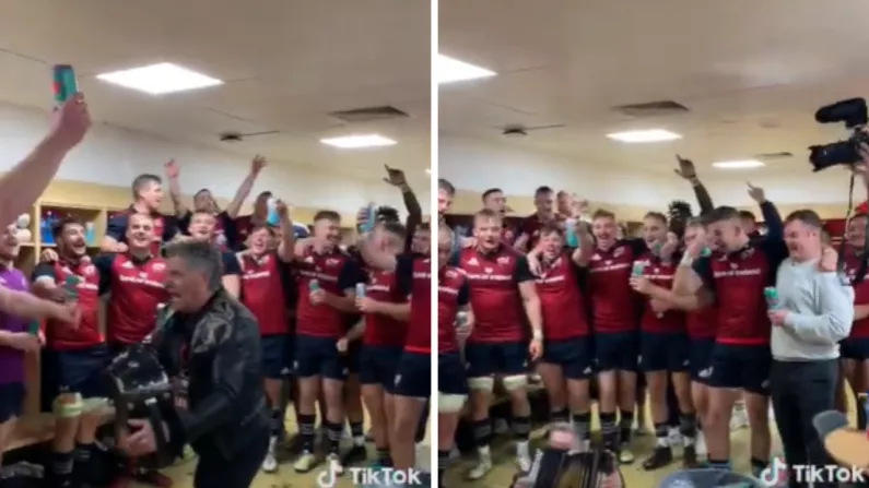 Epic Munster Zombie Rendition In The Dressing Room After Victory Over South Africa