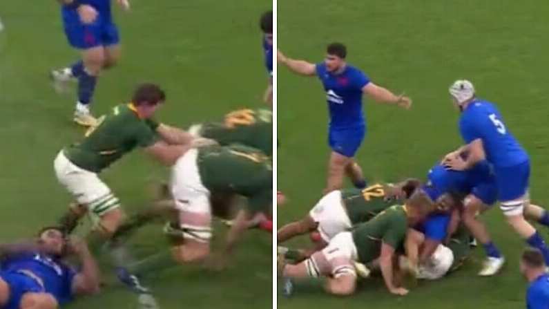 Watch: Pieter-Steph Du Toit Receives Controversial Red Card In South Africa V France