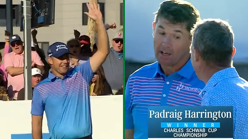 Harrington's Record Breaking Round Adds To His Huge Season Winnings On The Champions Tour