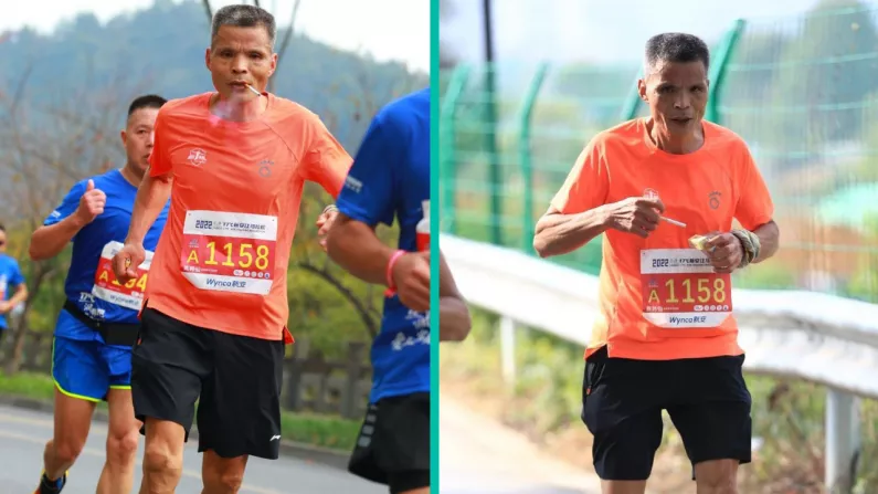 Chinese Man Runs Sub 3:30 Marathon While Chain-Smoking