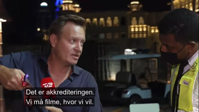Danish TV Crew Shut Down And Threatened By Security In Qatar