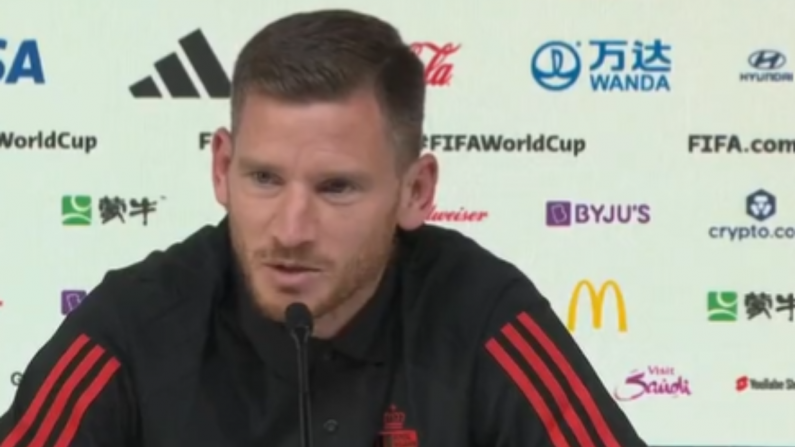 Jan Vertonghen Claims He Feels "Controlled" At World Cup