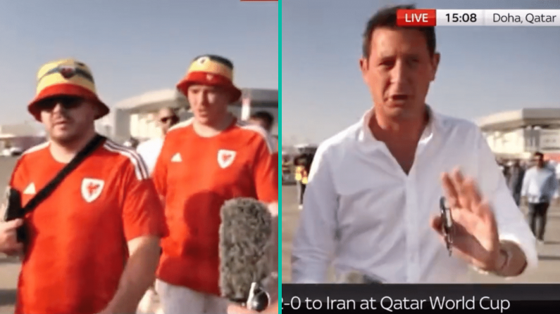 Sky News Reporter Had A Nightmare Speaking To Wales Fans After Iran Loss