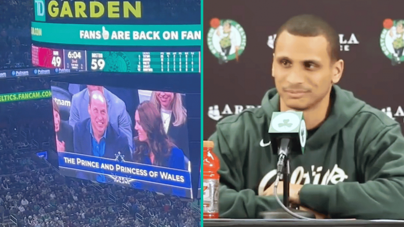 Boston Celtics Coach Throws Bizarre Dig At Prince William &amp; Kate After They Attend NBA Game