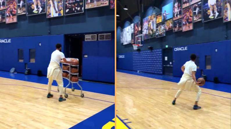 Here's Proof That The Incredible Steph Curry With The Full Court Shots Is Fake