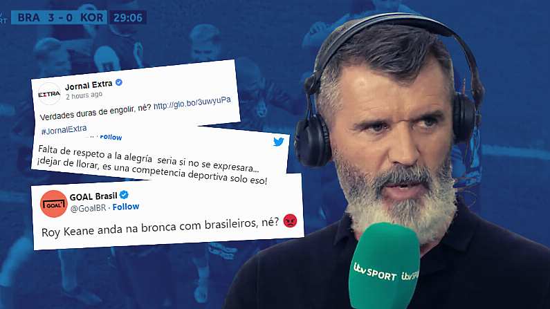 Roy Keane has been criticised in Brazil for his comments on the team's celebrations against Korea Republic