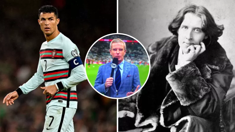 FOX Sports Reporter Makes Bizarre Oscar Wilde - Ronaldo Comparison