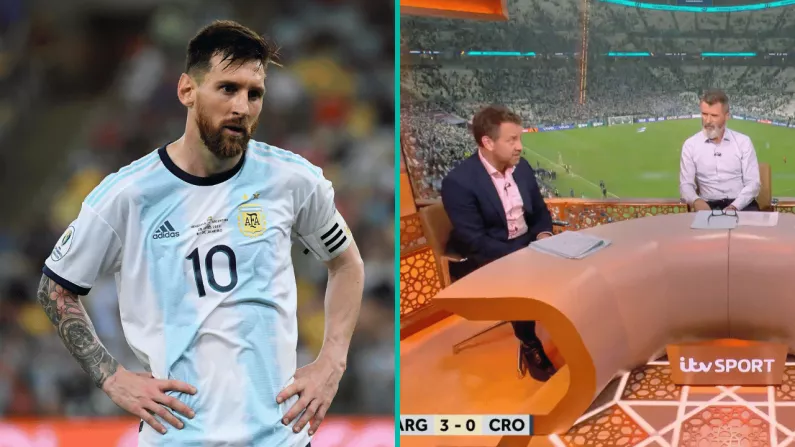 Roy Keane Couldn't Believe ITV Presenter Compared Him To Lionel Messi