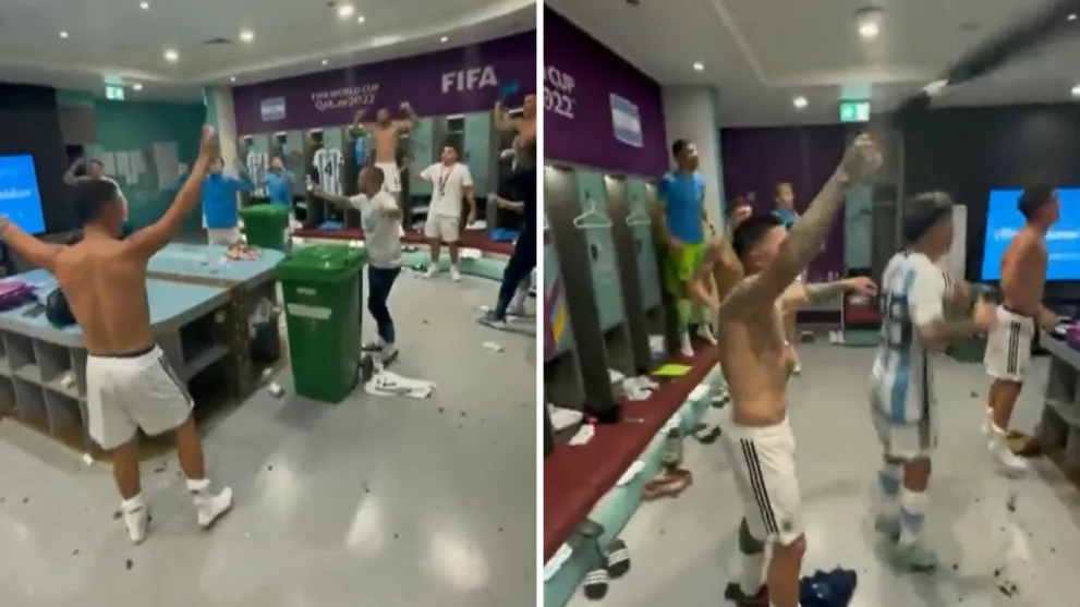 Argentina dressing room chants