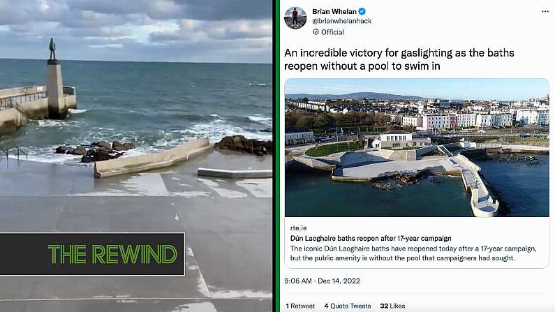 Outrage And Disbelief As Dun Laoghaire Baths Reopen With No Baths