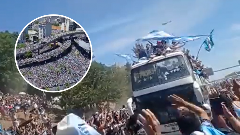 Chaos As Millions Descend On Buenos Aires Victory Celebrations