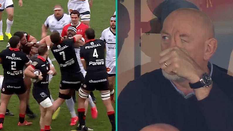 Trevor Brennan Seemed To Enjoy Son's Top 14 Scrap Over The Weekend