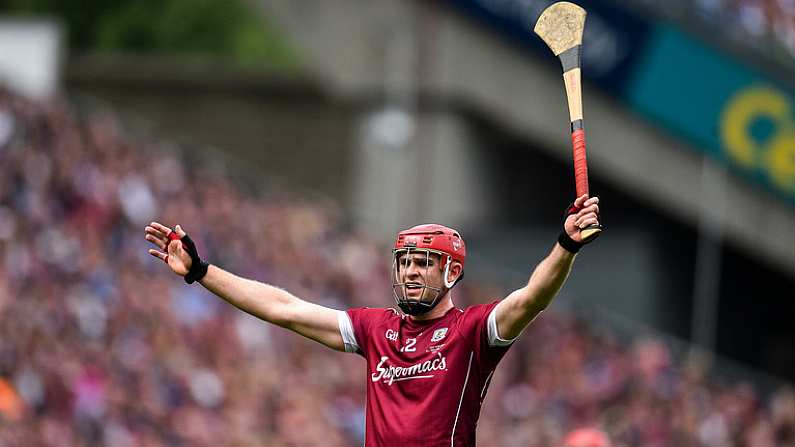 3 September 2017; Jonathan Glynn of Galway during the GAA Hurling All-Ireland Senior Championship Final match between Galway and Waterford at Croke Park in Dublin. Photo by Ramsey Cardy/Sportsfile