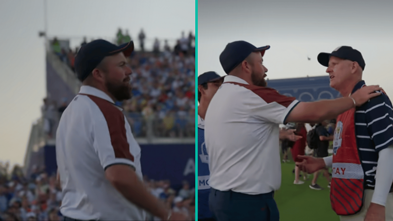 Netflix Cameras Capture Shane Lowry's Furious Reaction To Ryder Cup Caddie Incident