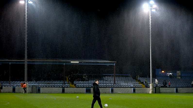 4 March 2024; Bohemians manager Declan Devine before the SSE Airtricity Men's Premier Division match between Drogheda United and Bohemians at Weavers Park in Drogheda, Louth. Photo by Ben McShane/Sportsfile