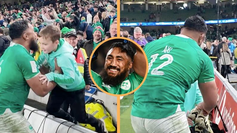 Bundee Aki Made An Amazing Gesture To Rory Best's Son After Scotland Win
