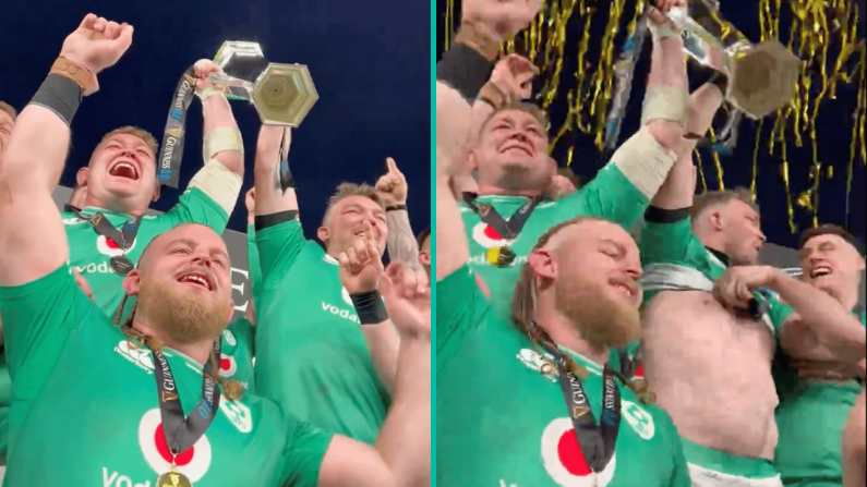Peter O'Mahony Had To Tell Irish Teammate To 'F**k Off' During Six Nations Trophy Lift