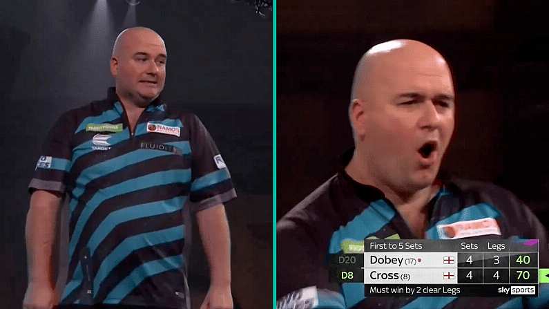 Rob Cross Pulls Off 'Greatest Comeback In Darts History' In World Championship Quarter-Final