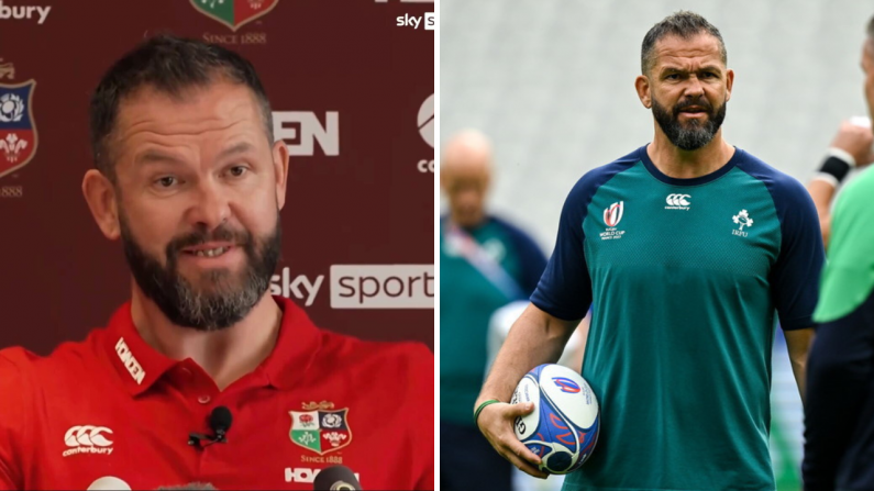 Andy Farrell Adamant Lions Head Coach Role Will Not Impact Work With Ireland