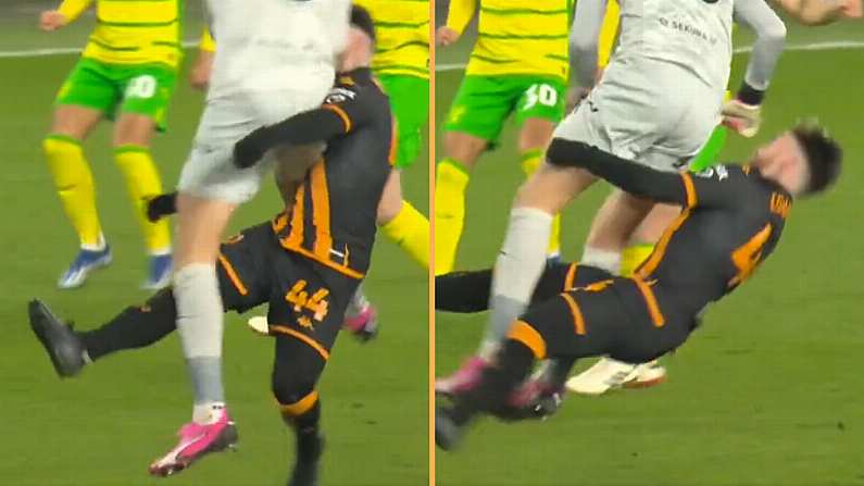 Aaron Connolly Left Injured By Horror Challenge From Norwich Keeper