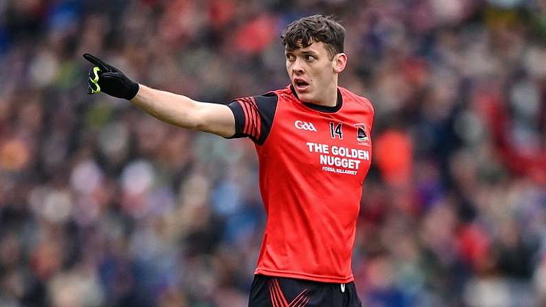 15 January 2023; David Clifford of Fossa during the AIB GAA Football All-Ireland Junior Championship Final match between Fossa of Kerry and Stewartstown Harps of Tyrone at Croke Park in Dublin. Photo by Piaras O Midheach/Sportsfile