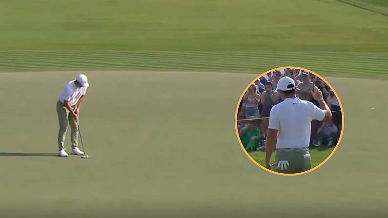 Rory McIlroy Hits Sensational Putt For Birdie In Dubai