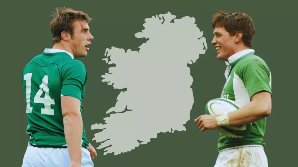 best irish rugby player every county