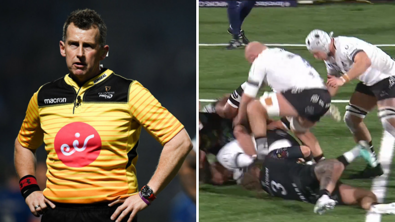 Nigel Owens Unhappy With Call To Overturn Red Card For Stamp On Finlay Bealham