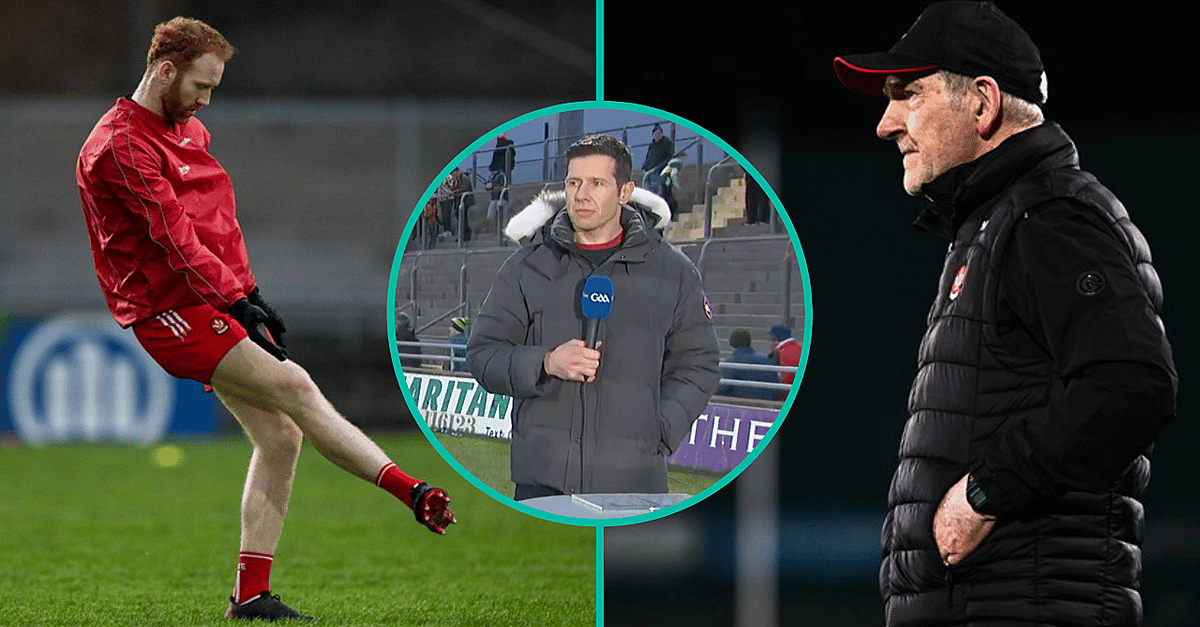 Cavanagh Criticises Derry Boss Harte Over Handling Of Glen Players - Vimarsana News