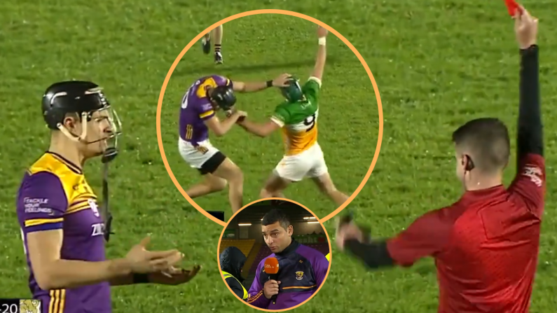 Wexford Manager Speak Total Sense On Contentious Red Card For Jack O'Connor