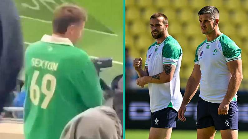 Mack Hansen Spotted Wearing Ireland Jersey With Interesting Tribute To Johnny Sexton