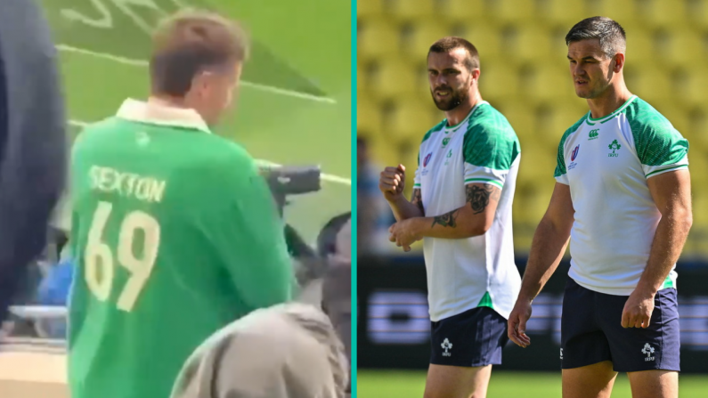 Mack Hansen Spotted Wearing Ireland Jersey With Interesting Tribute To Johnny Sexton