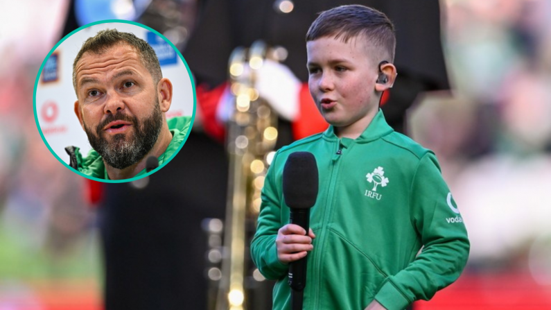 'He Nailed It:' Andy Farrell Amazed At Young Anthem Singer