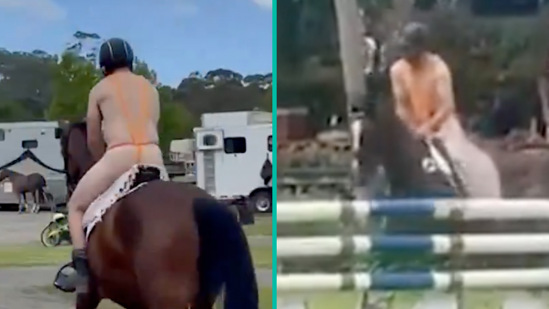 Olympian In Hot Water After Wearing Mankini At Showjumping Event
