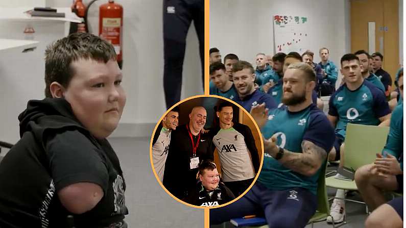 Irish Rugby Squad Join Liverpool Hero Dáire For Moving YNWA Rendition