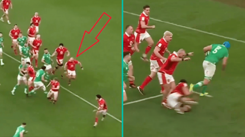 Mad Clip Of Wales Prop Shows How Tough It Is To Play Against Ireland