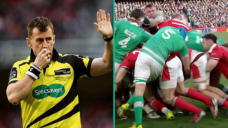 Nigel Owens Explains Why Wales Were Awarded Controversial Penalty Try Vs Ireland