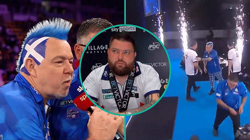 Michael Smith Throws Savage Peter Wright Dig After World Cup Of Darts Antics