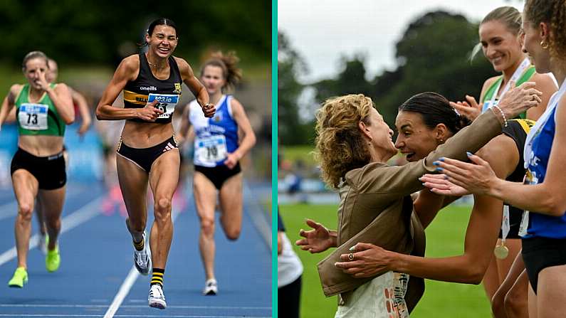 Brilliant Scenes As Sonia O'Sullivan Presents Gold Medal To Daughter Sophie After 1500m Win