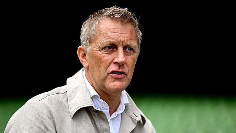 11 July 2024; Newly appointed Republic of Ireland head coach Heimir Hallgrimsson before a media conference at the Aviva Stadium in Dublin. Photo by Seb Daly/Sportsfile