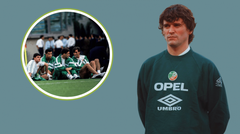 Roy Keane Recalls Ireland Teammate's Hilarious Jersey Faux Pas | Balls.ie